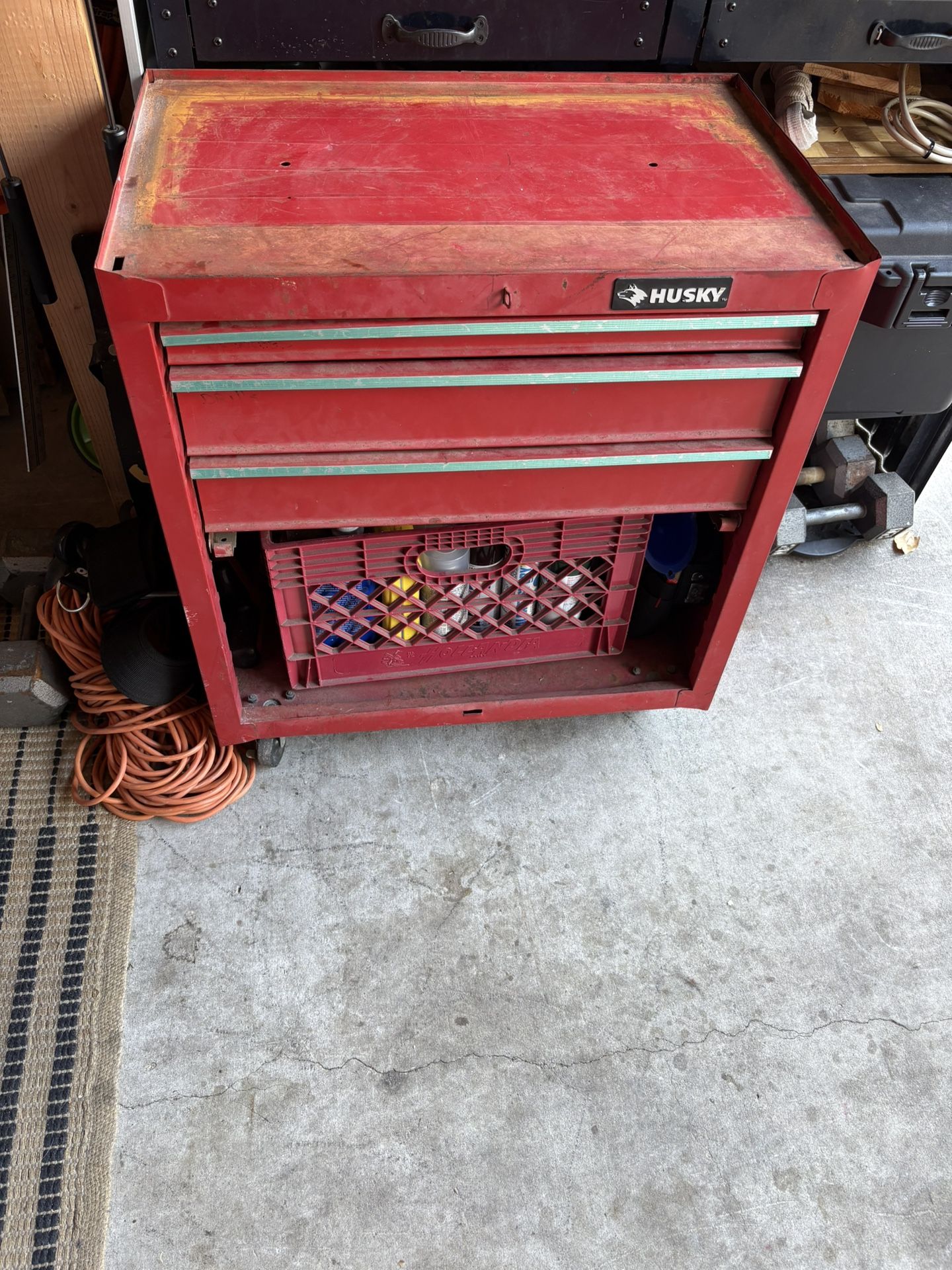 Husky Red Tool Drawer