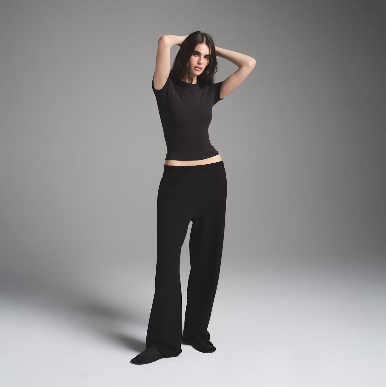 New Skims Cotton Fleece Straight Leg Pants