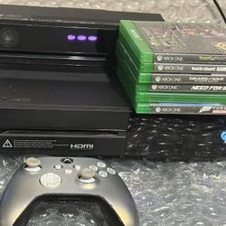 🎮 Xbox One Console Bundle w/ Kinect + 8 Games – $170 OBO
