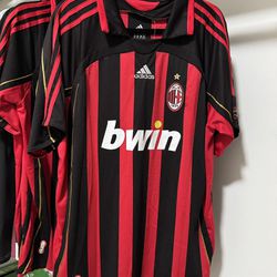 AC Milan 2007 Jersey . Maldini, Ronaldo, Kaka, Pirlo Size M L XL 2XL