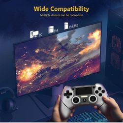 brand new! Sombbry ps4 controller, White ps controller, Wireless Controller for PS4, P-4 Accessories Perfect Adaptive Full Version 4/4 Pro/Slim.