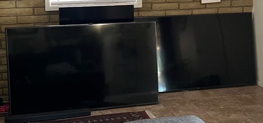 Huge 82” LG 4K Smart TVs - 1 Good Condition & 1 Garage/Patio TV - Both Work!