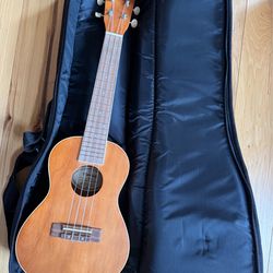 Ukulele with case