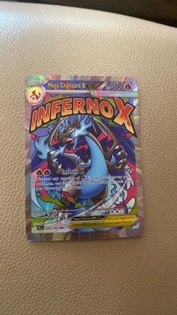 Mega Charizard X EX inferno X Pokemon card