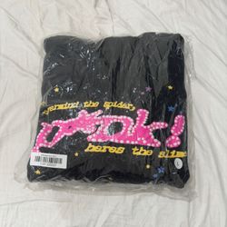 Black Pink spider Hoodie Sp4