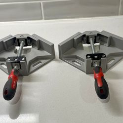 Pair Of 90 Degree Clamps With Adjustable Arm For Woodworking 