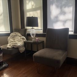 Just the TWO CHAIRS😅