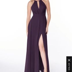 Violet Evening Dress