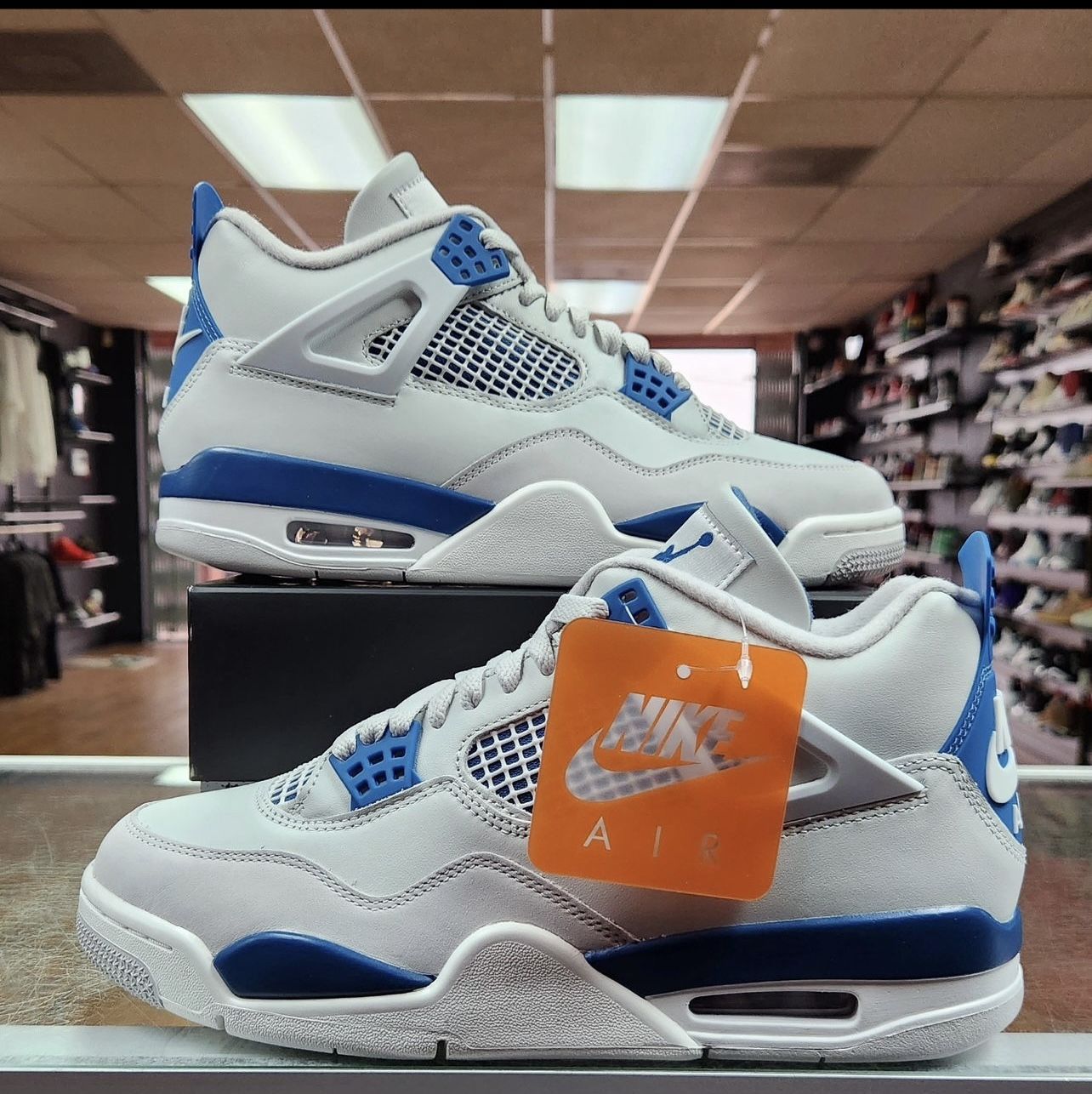 Retro 4 “Military Blue”