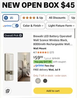 BIEWALK WIRELESS WALL LIGHT