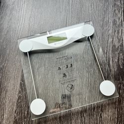 Clear Glass Weight Scale 
