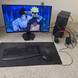 Gaming Pc, Mouse, Mouse Pad, Headset And Keyboard For Sale 
