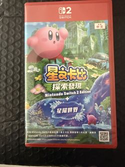 🎮 Kirby + Star-Crossed World Switch 2 – NEW SEALED Hong Kong Version