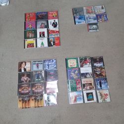Lot Of 43 Misc Used Christmas Music CDs