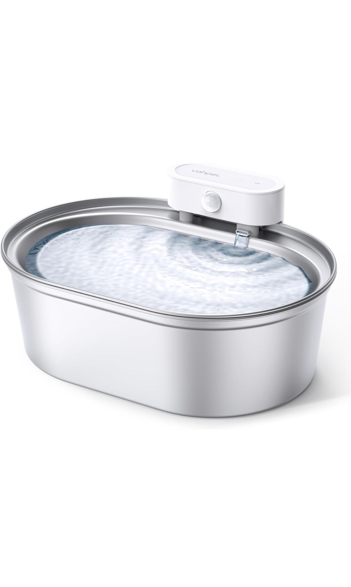 uahpet Stainless Steel Cat Water Fountain