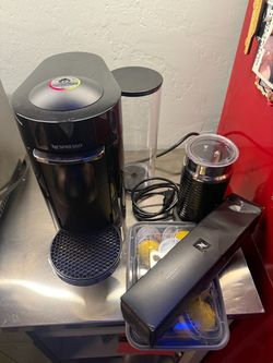 Nespresso Vertuo Plus Coffee Machine bundle + frother Aeroccino + coffee pods