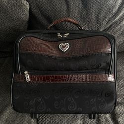 Vintage Floral Carry-On Luggage Bag