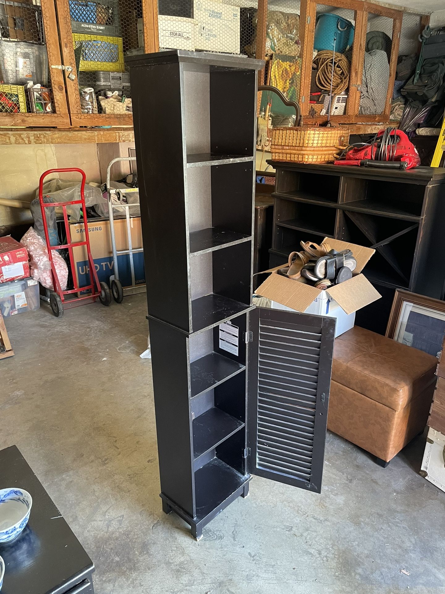 Shelf And Cabinet For Storage $60