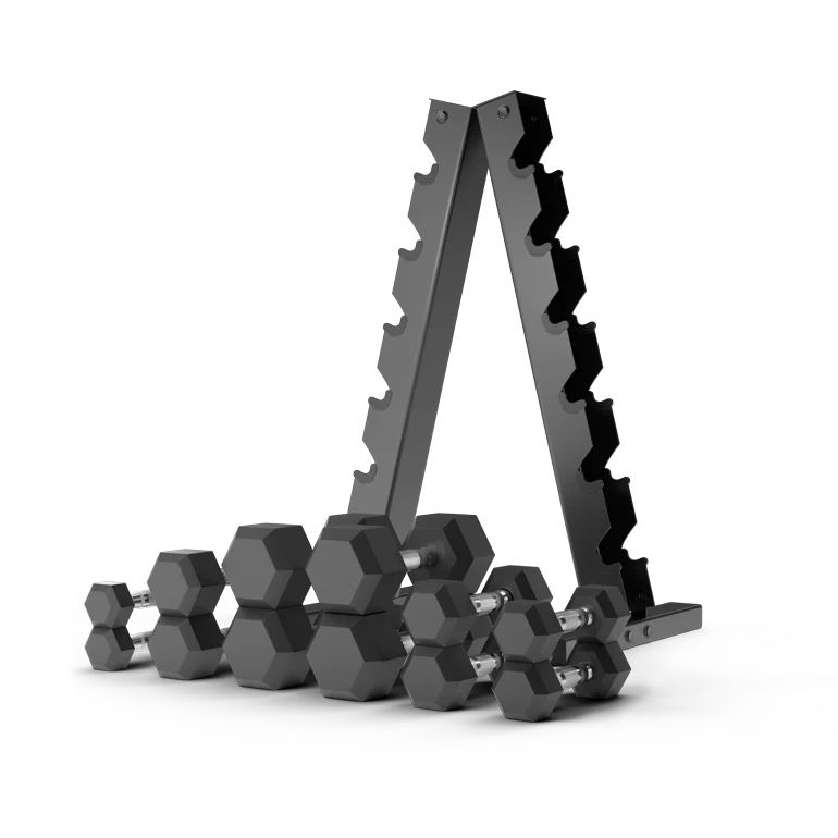 210 Lb Hex Dumbbell Weight Set