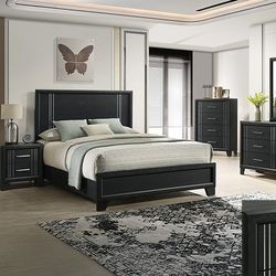 Brand New! 7pc Queen/Full Bedroom Set😍/ Take it home with only$39Down/ Hablamos Español Y Ofrecemos Financiamiento 🙋🏻‍♂️ 