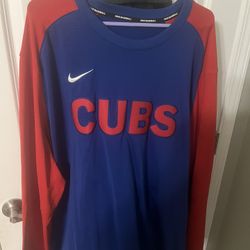 Chicago Cubs Nike On Field Pullover Size 3xl