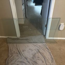 Heavy Duty 52” x 26” x 3/4 Thick Glass Sheet
