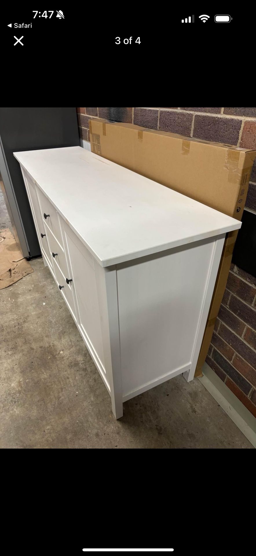 White IKEA Hemnes Sideboard - Solid Wood for Sale in San Diego, CA