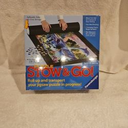 Puzzle Stow and Go Storage System Roll Up Mat 46”X26” Ravensburger