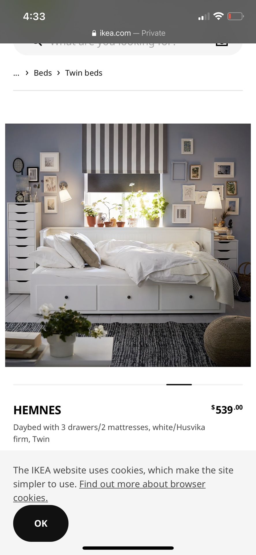 IKEA Bed With Storage
