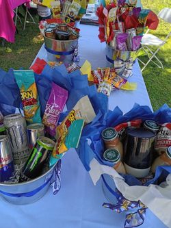 Fathers day gift buckets
