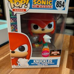 Knuckles flocked Target Exclusive 2022, Sonic The Hedgehog 