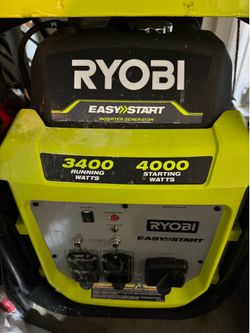 Ryobi Easy Start 3400W Inverter Generator