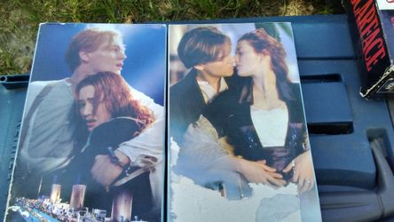 Two Titanic VHS Tapes.
