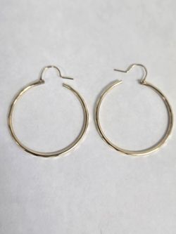 10kt Gold Hoops 