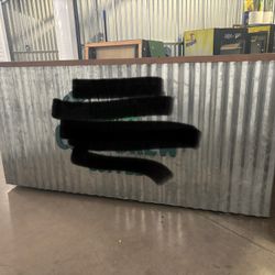 Solid Wood Industrial Style Bar 
