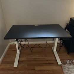 Fully Jarvis Standing Desk Black Laminate 48”x27” with programmable handset