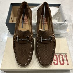 Men’s Shoes – Johnston & Murphy 1901 Brown Suede Loafers | Size 12M | New in Box