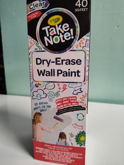Dry Erase Wall Paint