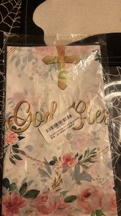1pk plastic table cover