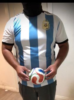 Messi Argentina National Soccer Team Fan Made Jerse