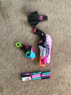 Nerf Rebelle Pistols and accessories