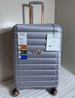 Delsey Paris Delsey Shadow 5.0 Expandable 26”spinner Luggage Gray / Rose Gold