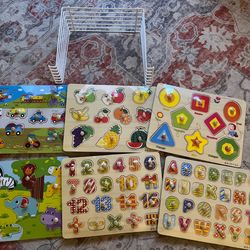 NEW Asher & Olivia toddler Puzzle Set