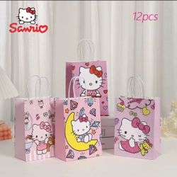 Hello Kitty Treat Bags 12 Pieces 