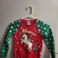 Girl's Christmas Sweater Size 4-5