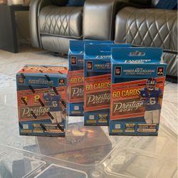 2021 Prestige Panini Football Hanger Blaster Box Lot