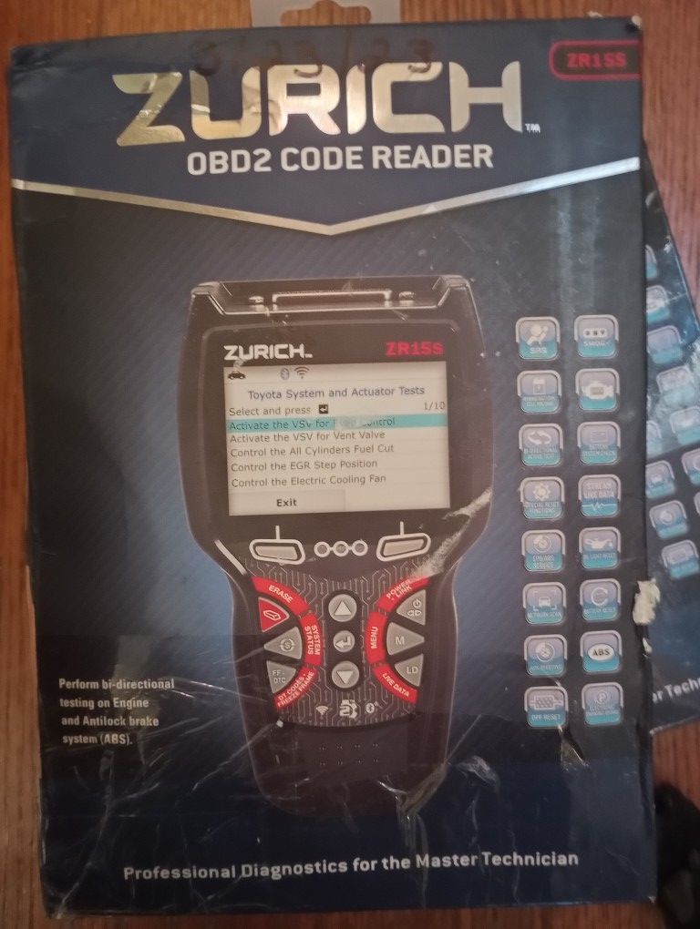 Zurich OBD2 code Reader ZR15S