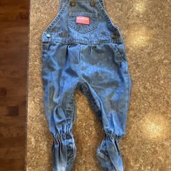 Woman’s Oshkosh Floral Print Overalls Shipping Available 