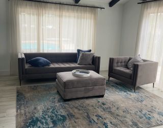 Grey Couch Set Living Spaces