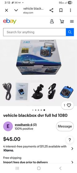 Vehicle Blackbox DVR Full HD 1080